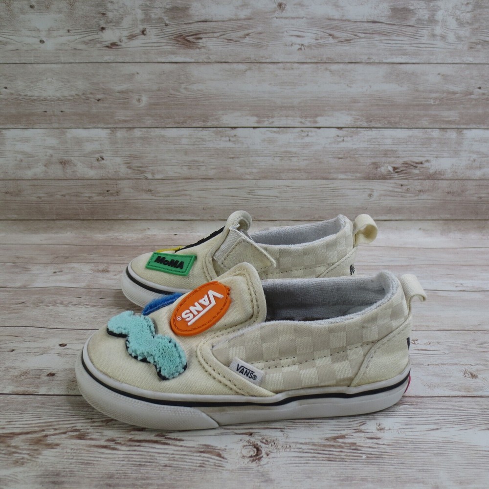 Vans MOMA Slip On Toddler 7.5C Limited Release Sneaker Shoes Multicolor *
